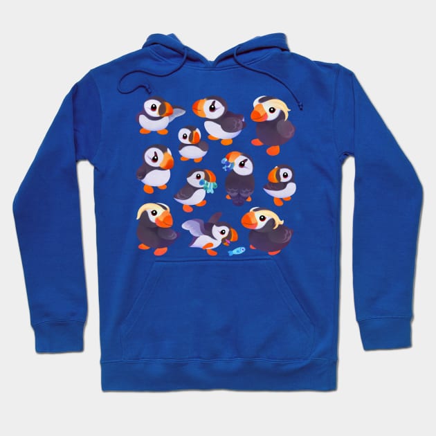 Happy puffin Hoodie by pikaole